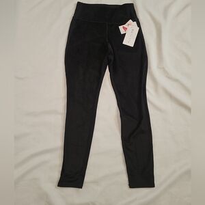 Athleta Pull On Legging Sueded Strut Tight Pant Active Sport Black Womens Small